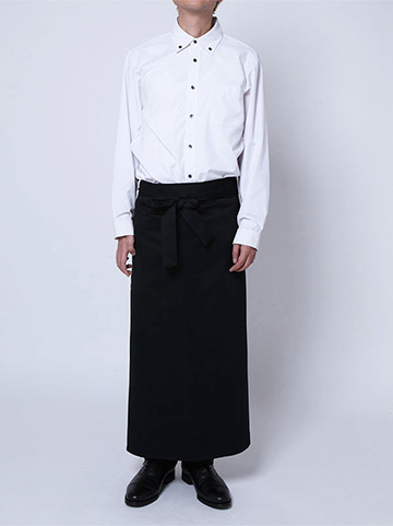 ベストなしのウエイターの衣装を着用した写真（男性）